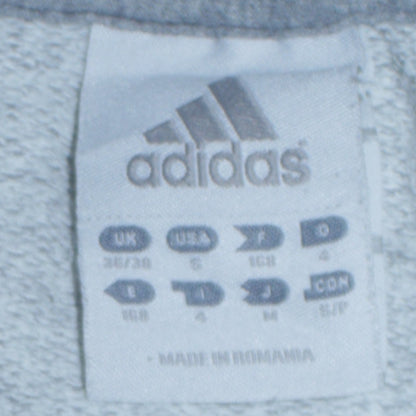 Adidas Womens Grey Pullover Hoodie Small 'The Brand with the 03 Stripes'