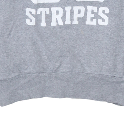 Adidas Womens Grey Pullover Hoodie Small 'The Brand with the 03 Stripes'