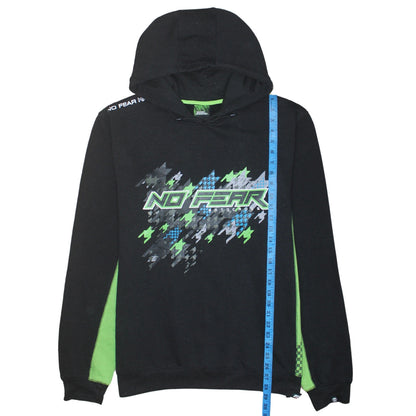 No Fear Men's Black XL Pullover Hoodie Graphic Print Sports Style