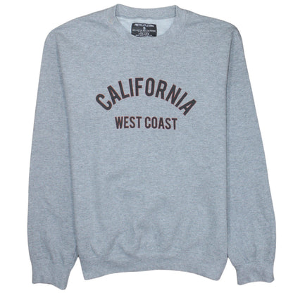 PrettyLittleThing Women’s Grey California West Coast Pullover Sweatshirt Size S