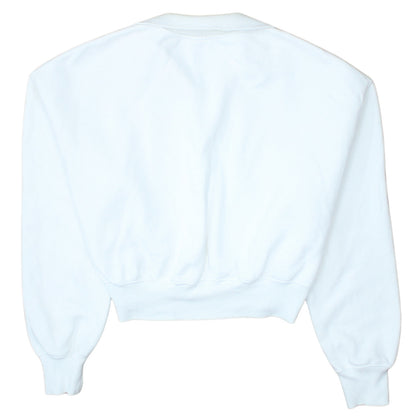 Nike Women's White Small 1/4 Zip Pullover Sweatshirt