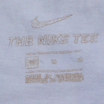 Nike Men's White Crew Neck Short Sleeve Cotton T-Shirt Size M