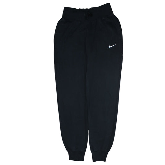 Nike Womens Black Small Jogger Sweatpants with Drawstring Waist