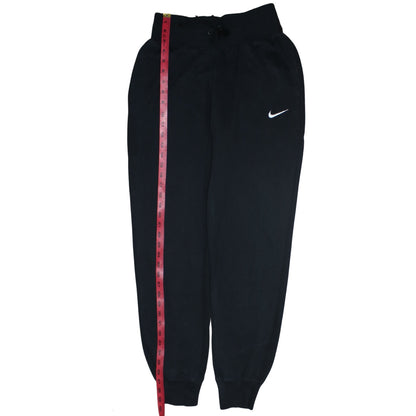 Nike Womens Black Small Jogger Sweatpants with Drawstring Waist