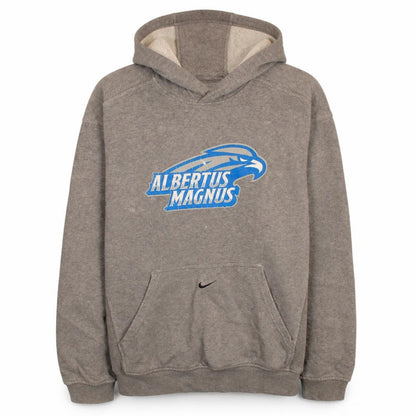 Nike Mens Grey Albertus Magnus Pullover Hoodie Size S