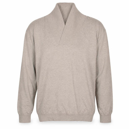 Nautica Men's Beige 2XL Cotton V-Neck Pullover Jumper