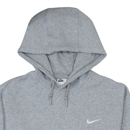 Nike Men's Grey Pullover Hoodie Size L Regular Fit Fleece