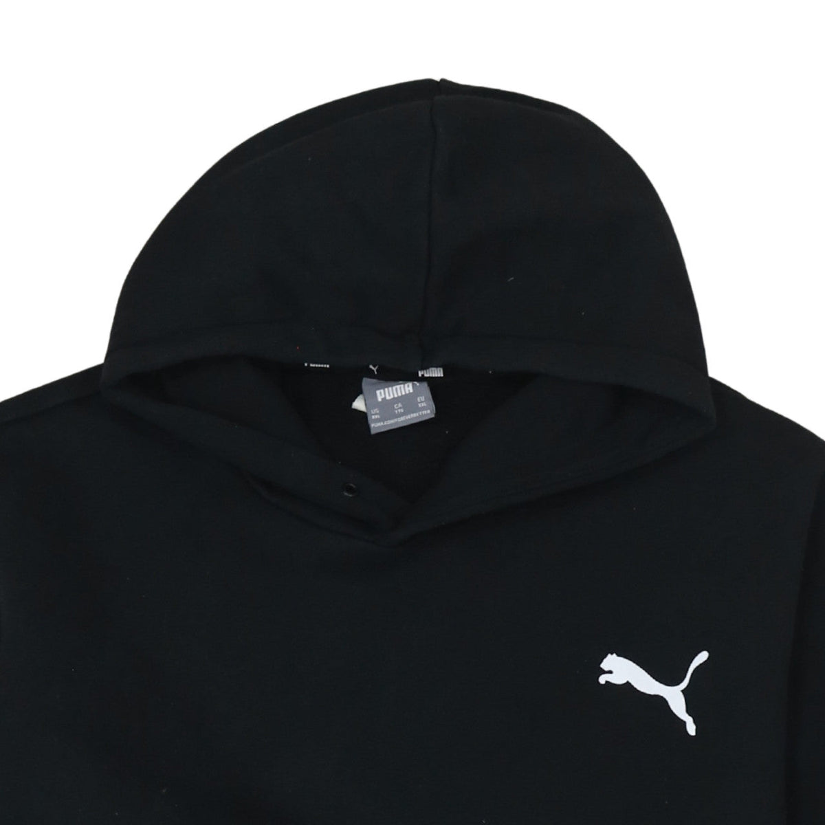Puma Women's Black XXL Pullover Hoodie with Logo Front