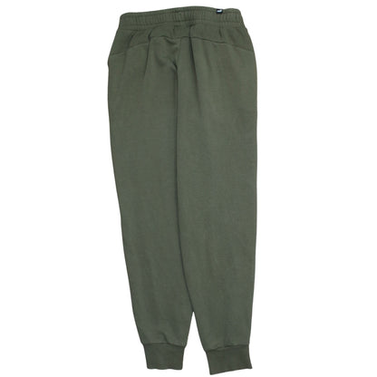 Puma Men's Green Jogger Trousers M Regular Fit Fleece Activewear