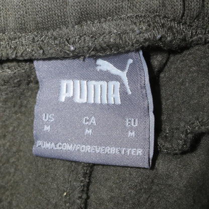 Puma Men's Green Jogger Trousers M Regular Fit Fleece Activewear