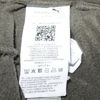 Puma Men's Green Jogger Trousers M Regular Fit Fleece Activewear