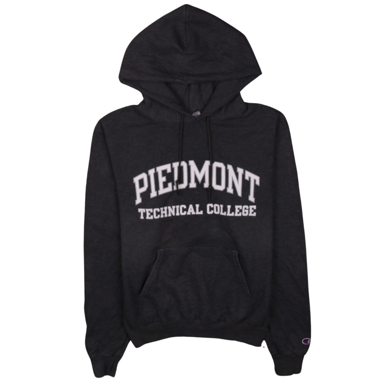 Champion Men's Black Pullover Hoodie S Piedmont College Graphic