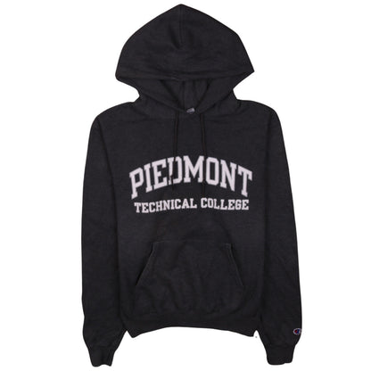 Champion Men's Black Pullover Hoodie S Piedmont College Graphic