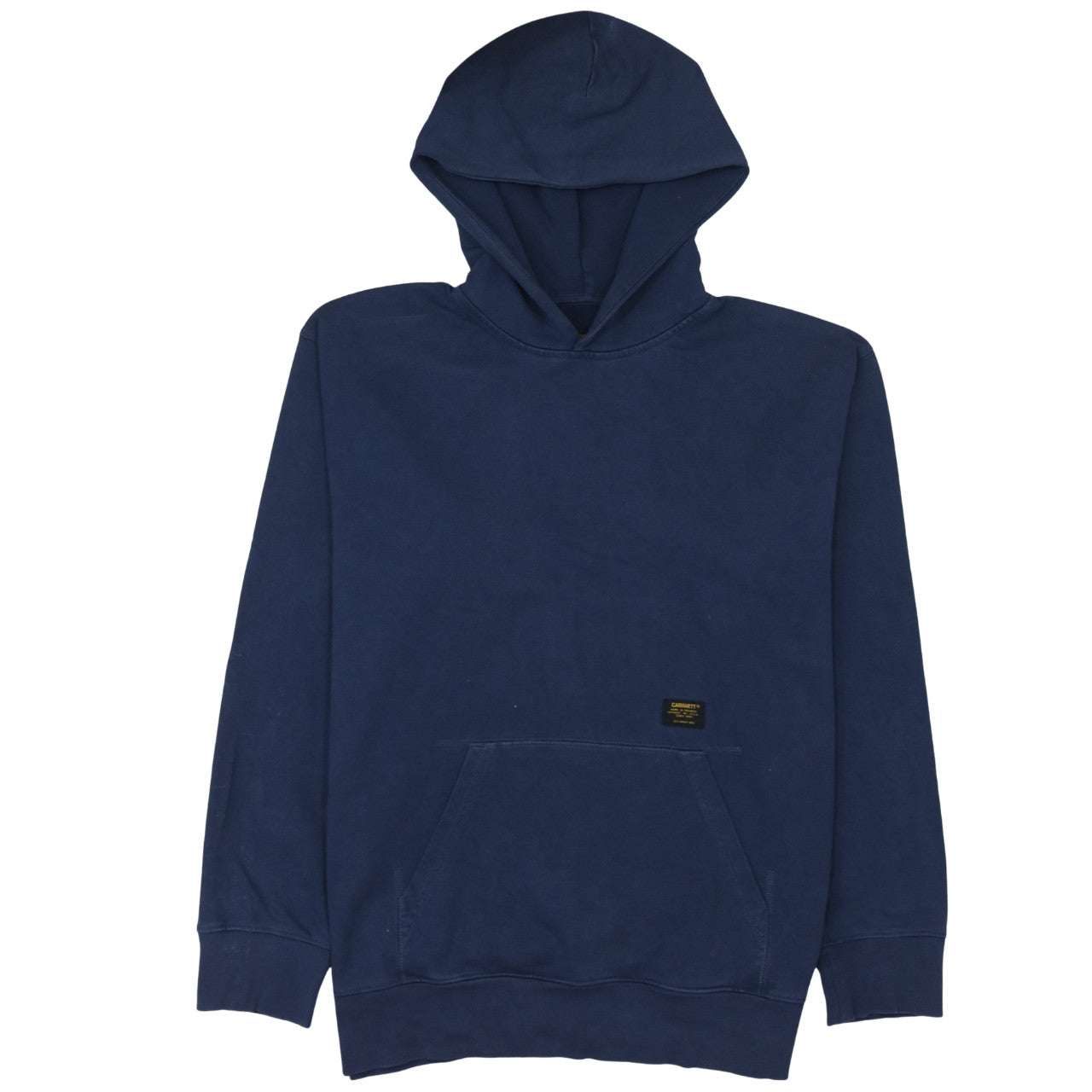 Carhartt Mens Blue Pullover Hoodie L Hooded Sweatshirt