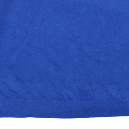 Calvin Klein Men Blue Cotton Silk Crew Neck Jumper Size L
