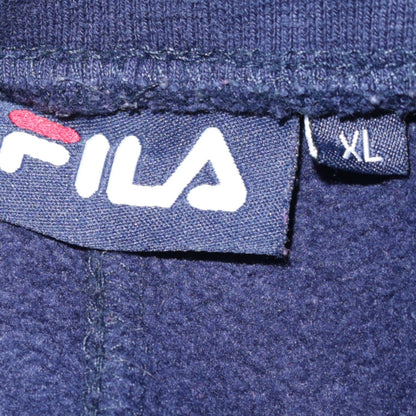 FILA Men's Blue XL Jogger Trousers Fleece Activewear Pants