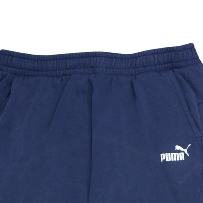 Puma Men's Blue 2XL Fleece Jogger Sweatpants with Pockets