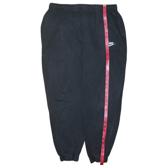 Nike Men's Black XL Jogger Sweatpants Cotton Blend Fleece Trousers