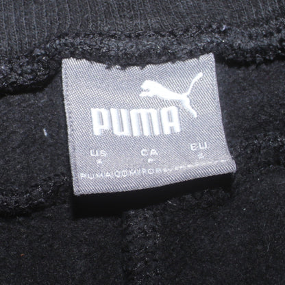 Puma Men's Black Small Regular Fit Jogger Fleece Sweatpants