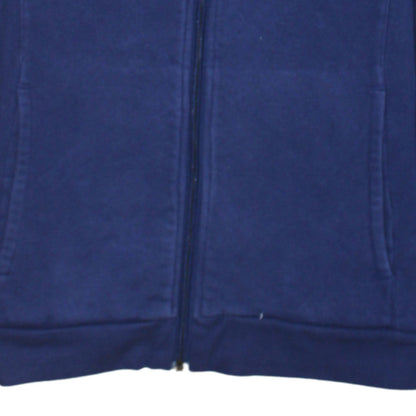 Adidas Women's Blue Full Zip Hoodie Medium Hooded Sportswear