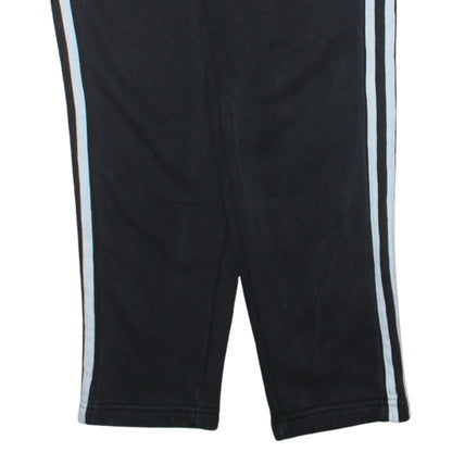 Adidas Men’s Black Track Pants S Regular Fit Athletic Trousers