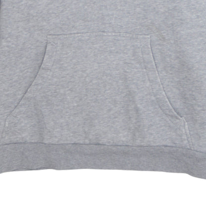 Puma Women Grey Hoodie XL Relaxed Fit Cotton Blend Pullover