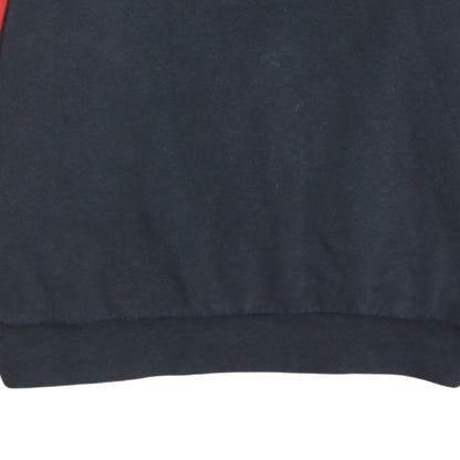 Adidas Women Black Red Crew Neck Pullover Sweatshirt UK 6 XS