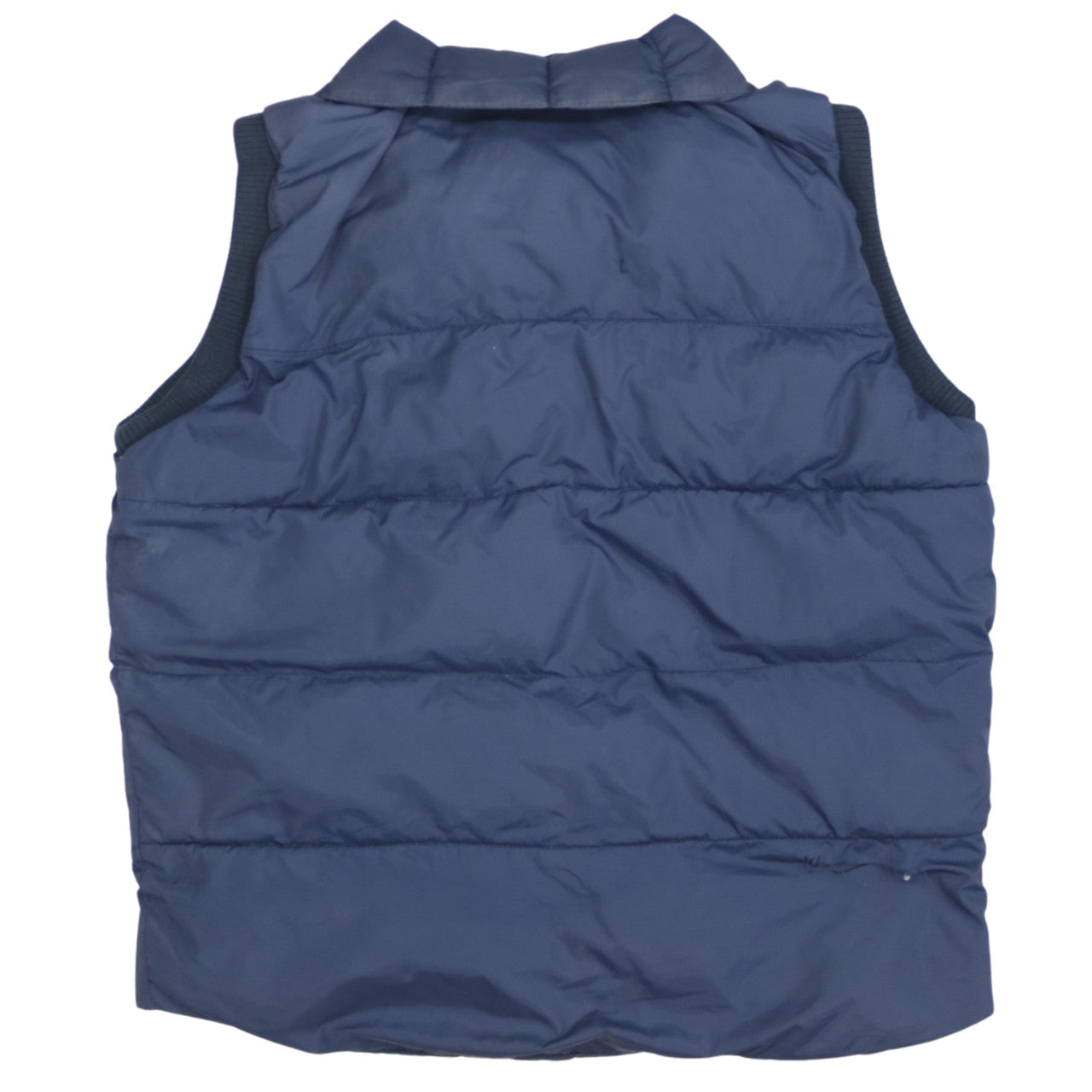 Tommy Hilfiger Women Blue Puffer Waistcoat M Sleeveless Zip