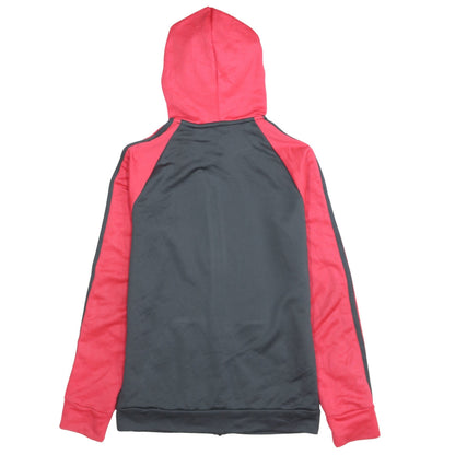 Adidas Women’s Grey & Pink Full Zip Hoodie Size S