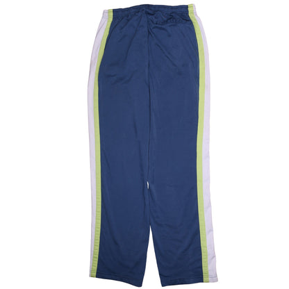 Puma Mens Blue Track Pants L Straight Leg Polyester Sports Trousers