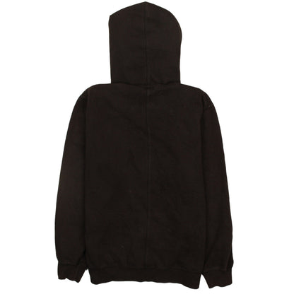 Adidas Men's Black Full Zip Hoodie L Logo Sports Fleece Sweatshirt