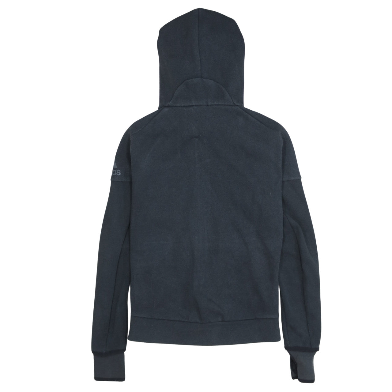 Adidas Men's Black XS Full Zip Fleece Hoodie