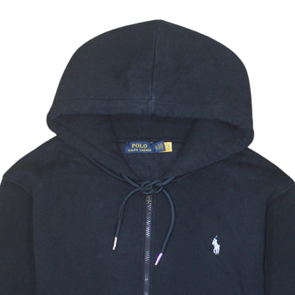 Polo Ralph Lauren Men's Blue Full Zip Hoodie XL Cotton Fleece