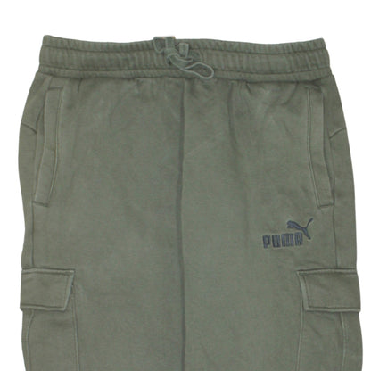 Puma Men's Green Regular Fit Jogger Trousers Size M