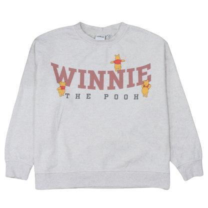 Disney Women's Grey Winnie the Pooh Sweatshirt XL Pullover Casual