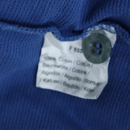 Lacoste Sport Men's Blue Slim Fit Cotton Polo Shirt Size L
