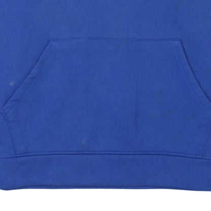 Champion Mens Blue Pullover Hoodie XL Regular Fit Logo Fleece
