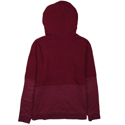 Asics Men's Red XL Pullover Hoodie High Neck Drawstring