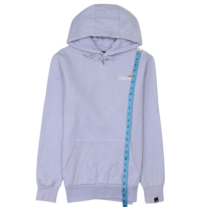 Ellesse Womens Lilac Pullover Hoodie Small Cotton Blend Casual