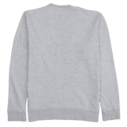 Champion Men's Grey Medium Pullover Sweatshirt Crew Neck Logo Jumper