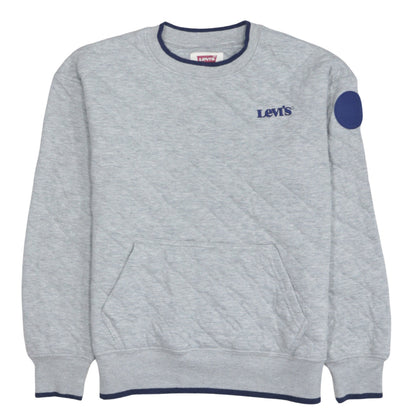 Levi's Boys Grey Crew Neck Pullover Sweatshirt Size 12 Years
