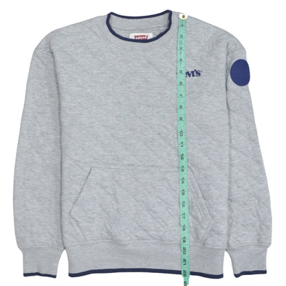 Levi's Boys Grey Crew Neck Pullover Sweatshirt Size 12 Years
