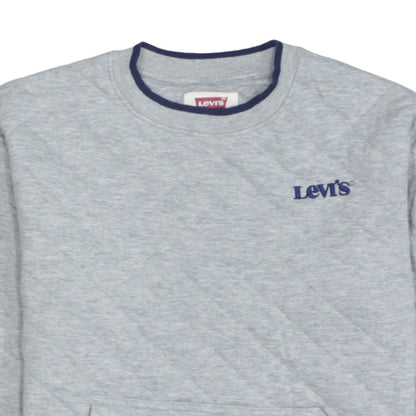 Levi's Boys Grey Crew Neck Pullover Sweatshirt Size 12 Years