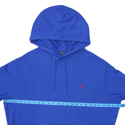 Polo Ralph Lauren Men's Blue XL Pullover Hoodie with Logo