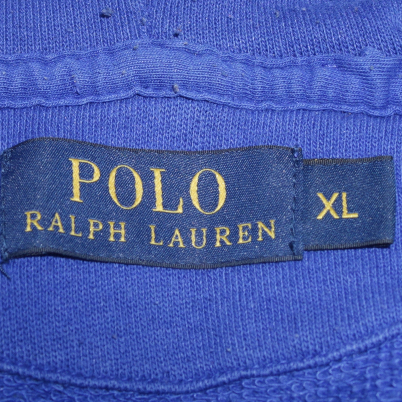 Polo Ralph Lauren Men's Blue XL Pullover Hoodie with Logo