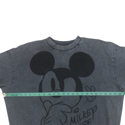 Disney at George Womens Grey Mickey Mouse Sweatshirt L Pullover Casual