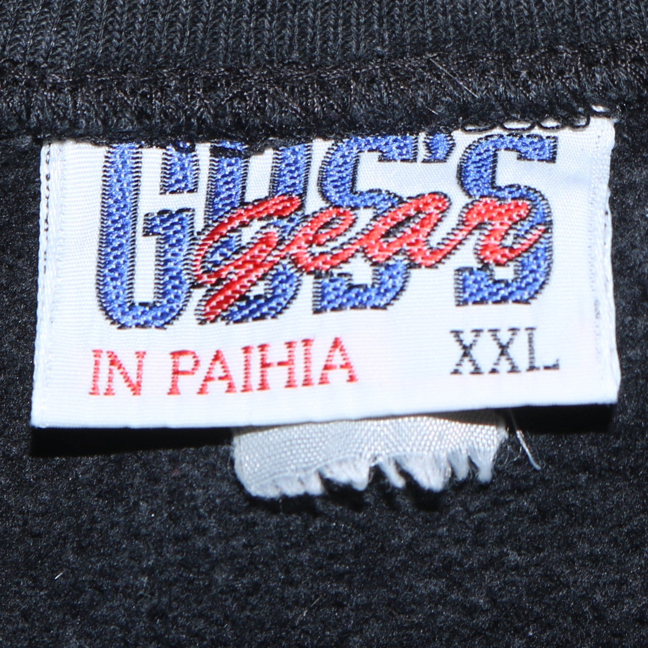 Gus's Gear Men's Black 2XL Pullover Sweatshirt Bay of Islands Print