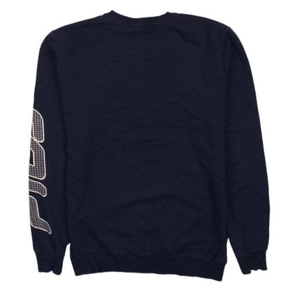 FILA Men's Blue XL Pullover Sweatshirt Retro Sports Logo