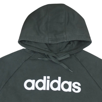 Adidas Women’s Black Pullover Hoodie Size L with Logo Print