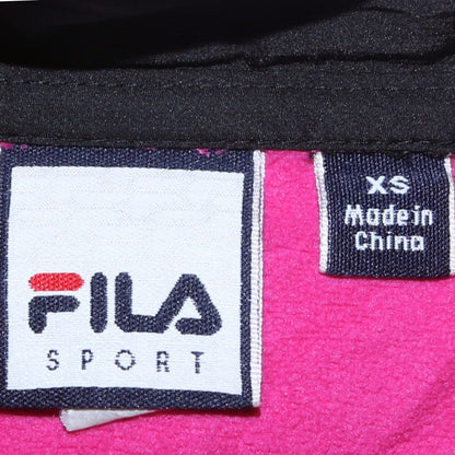 Fila Sport Women’s Pink & Black Fleece Full Zip Jacket XS